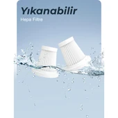 Auhma Ahv-02 Kablosuz Araç Içi Süpürge Mor | 17000PA Güçlü Vakum | Fırçasız Motor | Üfleme & Vakum Özellikli | 9 Başlık + Type-C Kablo thumbnail 5