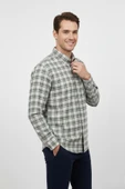 Erkek Kışlık Tek Cep Klasik Gömlek BGL-ST04990 thumbnail 9