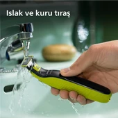 Philips OneBlade QP2724/20 Elektrikli Tiras Makinesi - Sakal & Vücut - Islak & Kuru Kullanim thumbnail 6