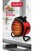 Ultra Güçlü 3000 Watt Taşınabilir Elektrikli Portatif Isıtıcı Soba Sıcak Ha Üfleyen Fan Radyatör thumbnail 4