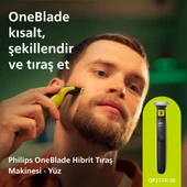 Philips OneBlade QP2724/20 Elektrikli Tiras Makinesi - Sakal & Vücut - Islak & Kuru Kullanim thumbnail 9