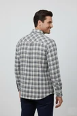 Erkek Kışlık Tek Cep Klasik Gömlek BGL-ST04990 thumbnail 10