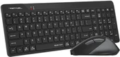 A4 TECH FG2400 Q 2.4 GHZ AİR2 SİYAH KLAVYE+MOUSE thumbnail 3