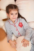 MDB Pjs 28065 Çocuk Düğmeli Pijama Takım thumbnail 1