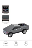 D68 Cyber Model Araba Tasarımlı Bluetooth Hoparlör 15w Güçlü Ses Rgb Led /tws/usb Gri thumbnail 1