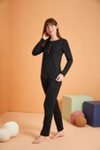 MDB PJS 28048 Kadın Patlı Pijama Takım thumbnail 2