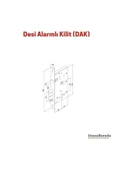 Desi Alarm Desi Hırsız Alarmlı Kilit Desi Dak Kapı Kilidi thumbnail 2