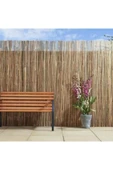BİŞKİN Kamış Çit Bambu Hasır Yükseklik 1,5 metre En 5 metre Doğal Kamış Gölgelik 1,5x5 thumbnail 2