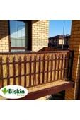 BİŞKİN 40 cm x 5 metre Misina İpli Doğal Bambu Kamış Çit - Bahçe Çiti, Balkon Çiti, Hasır Çit, Gölgelik thumbnail 6