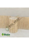 Bolvadi Natural 40CM X 500CM Bambu Kamış Hasır Çit Dekoratif Bahçe Balkon ve Duvar Çiti Reed Fence thumbnail 2
