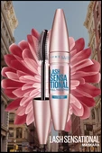 Maybelline New York Lash Sensational Waterproof Maskara Siyah thumbnail 6