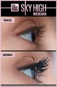 Maybelline New York Lash Sensational Sky High Suya Dayanıklı Waterproof Maskara thumbnail 2