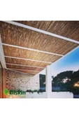 BİŞKİN 2m X 5m Bişkin Telli Doğal Bambu Kamış Çit,bahçe Çiti,balon Çiti,hasır Çit, Gölgelik thumbnail 4