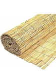 BİŞKİN 2m X 4m Reed Fence Misina Ipli Doğal Bambu Kamış Çit , Bahçe Çiti , Balon Çiti ,hasır Çit ,gölgelik thumbnail 1