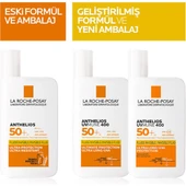 La Roche Posay Anthelios UVMUNE400 Invisible Fluid Tüm Cilt Tipleri Için SPF50+ Yüz Güneş Kremi 50 M thumbnail 2