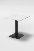 Retodesign KLAS 70/70 BEYAZ KARE MUTFAK MASASI,YEMEK MASASI. BİSTRO MASA 1691B thumbnail 1