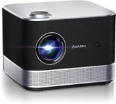 Aurzen Boom 3 WiFi ve Bluetooth - 3D DoIby, 36W Hoparlör 500 ANSI 4K Destekli, Siyah thumbnail 1