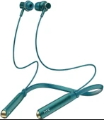 HTC Boyun Bantlı Bluetooth Kulaklık, Manyetik Stereo Kulaklık - Yeşil thumbnail 1