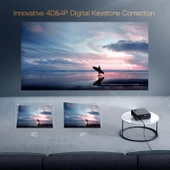 Toptro X5 5G WiFi Bluetooth Projektör, 460 ANSI Lümen Full HD Yerel 1080P thumbnail 4