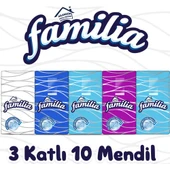 Familia 3 Katlı 10 Paket Mendil thumbnail 1