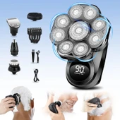 Handsomeface 9D Elektrikli Baş Tıraş Makinesi Geliştirilmiş - Siyah thumbnail 1