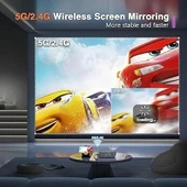 Voplls WiFi Bluetooth 1080P Full HD 12000L Video Projektör HDMI Usb AV thumbnail 2