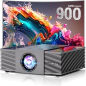 Ultimea 1080P Projektör - 4K Destekli 900 ANSI Lümen - 6D Keystone, 30W Hoparlörler thumbnail 1