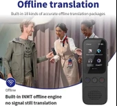 Rodxegu Taşınabilir İki Yönlü Gerçek Zamanlı Dil Tercüman - 138 Dil Destekler thumbnail 3