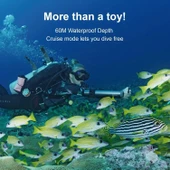 Waydoo Subnado Sualtı Scooterı, Başparmak Kontrollü Deniz Scooterı - Kırmızı thumbnail 4