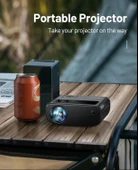 Elephas Mini Projektör Üçayak ve Taşıma Çantası, Full HD 1080P Destekli thumbnail 4