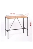 Retodesign Retodesing Bar Masası 100/45 Yemek Masası thumbnail 3