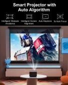 Ultimea 1080P Projektör - 4K Destekli WiFi 6 ve Bluetooth 5.3 - 700 ANSI Lümen thumbnail 3