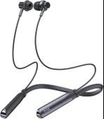 HTC Boyun Bantlı Bluetooth Kulaklık, Manyetik Stereo Kulaklık - Siyah thumbnail 1