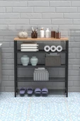 Retodesign 5 Katlı Ayakkabılık- Banyo Rafı -çok Amaçlı Raf 1890 thumbnail 2