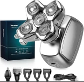 Kensen 5D Manyetik Baş Tıraş Makinesi - LED Ekranlı - Islak ve Kuru thumbnail 1
