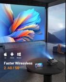 Elephas Mini Projektör Üçayak ve Taşıma Çantası, Full HD 1080P Destekli thumbnail 2