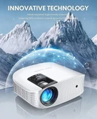 Goodee 5G WiFi ve Bluetooth özellikli projektör 1080P Ios Android Uyumlu thumbnail 2