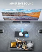 Goodee 5G WiFi ve Bluetooth özellikli projektör 1080P Ios Android Uyumlu thumbnail 3