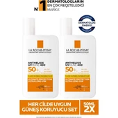 La Roche-Posay Anthelios Uvmune 400 50+ Faktör Güneş Koruyucu Yüz Kremi 50ML (2 Adet) thumbnail 2