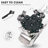 Telfun 9D Kel Erkekler İçin Baş Tıraş Makinesi, Sıkışma Önleyici thumbnail 4