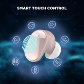 HTC True Kablosuz Kulaklıklar - Bluetooth 5.3, Kulak İçi Kulaklık - Pembe thumbnail 3