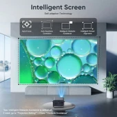 Nisoo 4K Projektör, WiFi 6 ve Bluetooth ile, 400 ANSI Taşınabilir Projektör thumbnail 2