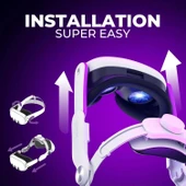 DESTEK QH3 Konforlu Baş Kayışı - Quest 3S İçin (Sadece Aksesuar) thumbnail 4