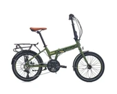 Carraro 20 Flexi 121 350H 21V VFren Katlanır Bisiklet Haki Siyah thumbnail 1