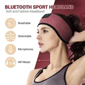 LC-dolida Uyku Maskesi - Kablosuz Kulaklıklar - Gül Kırmızısı thumbnail 4