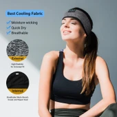 LC-dolida Uyku Maskesi - Kablosuz Kulaklıklar - Bluetooth 5.2 - Kül Grisi thumbnail 3