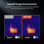 HIKMICRO B10 Termal Kamera 256 x 192 IR Çözünürlük 2MP Görsel Kamera thumbnail 3