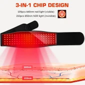 Viconor Vücut Kızılötesi Işık Terapi Cihazları için Kırmızı Işık Terapi Kemeri thumbnail 3