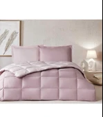 Özdilek %100 Pamuk (Çarşafı Lastikli) Çift Kişilik Yatak Seti-Colourist Rose Pudra thumbnail 1