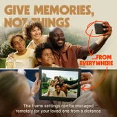 Pix-Star 15 Inc WiFi Dijital Resim Çerçevesi - Video ve Fotoğrafları Paylaşın thumbnail 4